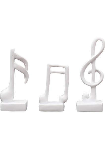 3 Modern Müzik Notaları Heykelleri El Sanatları Reçine Hediyelik Eş (Yurt Dışından) indirimleri