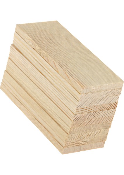 10X Modelleme Malzemesi Için Tamamlanmamış Ahşap Dikdörtgen Plaka Tahtası 10 Adet - 10CM (Yurt Dışından) modelleri