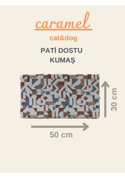 ED PET DİZAYN Caramel 30*50 Kedi Köpek Evi Yıkanabilir Kumaş Minderi ile Beraber modelleri