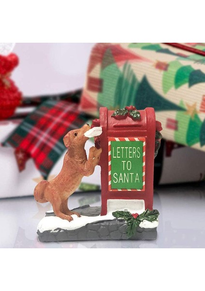 Icı Noel Heykeli Heykelcik Heykel Öpek Kırmızı 6.2x3.5x6.6cm (Yurt Dışından) fiyatları