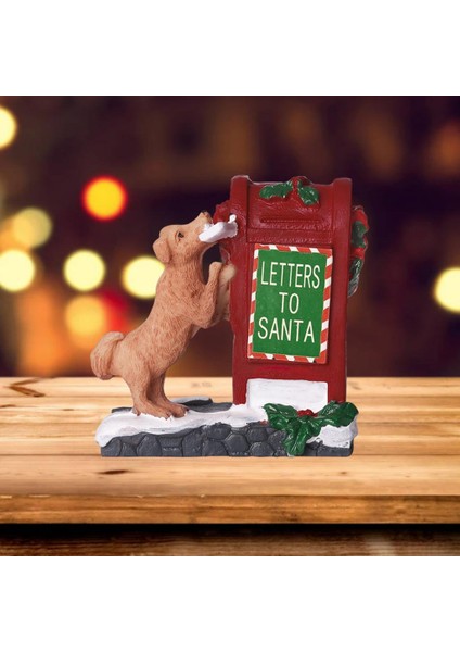 Icı Noel Heykeli Heykelcik Heykel Öpek Kırmızı 6.2x3.5x6.6cm (Yurt Dışından) fırsatları