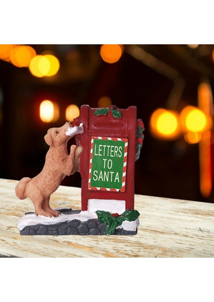 Icı Noel Heykeli Heykelcik Heykel Öpek Kırmızı 6.2x3.5x6.6cm (Yurt Dışından) indirimleri