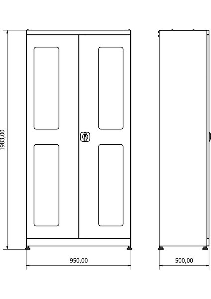 23 Model Malzeme Dolabı