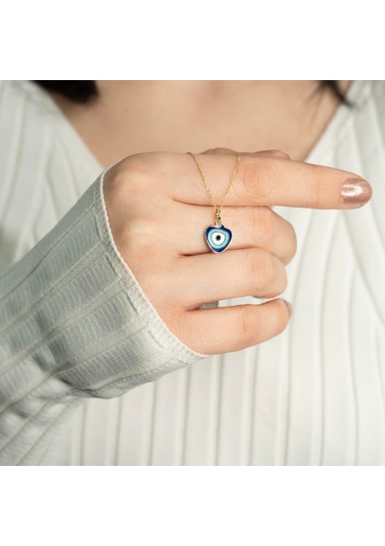 Nazar Boncuklu Altın Kolye Ucu AH88 fiyatları