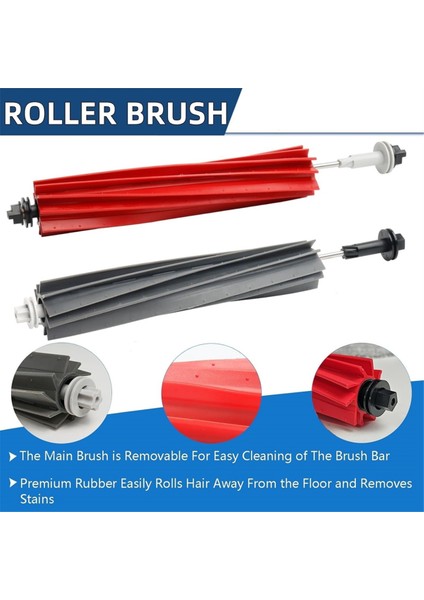 Roborock Q5 Pro / Q5 Pro+ / Q8 Max / Q8 Max+ Robot Vakum Ana Yan Fırça Hepa Filtre Mop Bez Torbaları Parçalar (Yurt Dışından)