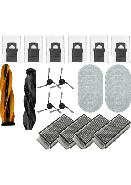 Dreame X50 ULTRA/S40 Enhanced Edition Vakum Parçaları ile Uyumlu Ana Silindir Yan Fırça Hepa Filtre Paspas Bezi Toz Torbası A (Yurt Dışından) indirimleri