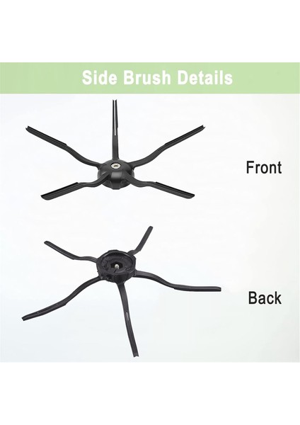 Roborock Q5, Q5+, Q5 Plus Robot Süpürge Yedek Parçaları Ana Yan Fırça Hepa Filtre Aksesuarları Kiti (Yurt Dışından) indirimleri