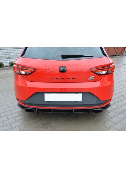 Seat Leon Mk3 Cupra Arka Tampon Splitteri Parlak Siyah 2012-2016 fiyatları