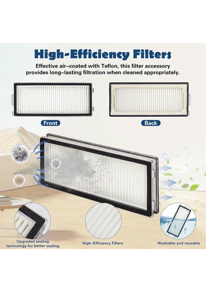 Roborock Q Revo Master, Qrevo Slim Robot Vakum Ana Yan Fırça Hepa Filtreler Paspas Pedleri Toz Torbaları Aksesuar Seti (Yurt Dışından) modelleri