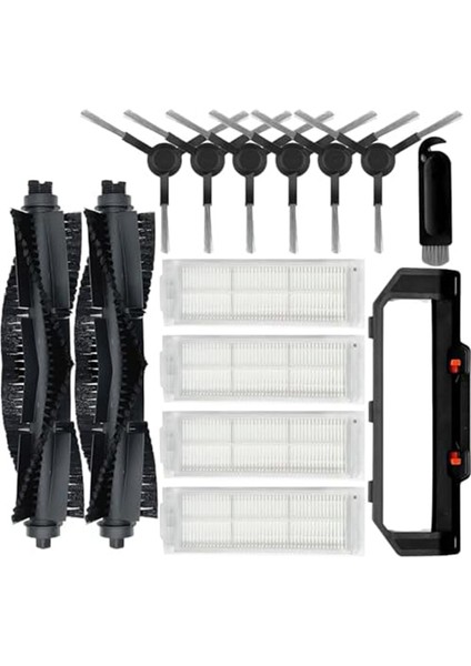 Robot Süpürge WVCR200S Yedek Parça Takımı Için Ana Yan Fırça Hepa Filtresi (Yurt Dışından)