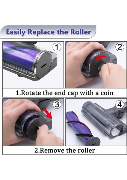 V10 Digital Slim V12 Detect Vakum Modelleri Için Hızlı Çıkarma Temizleyici Yedek Parça (Yurt Dışından) modelleri