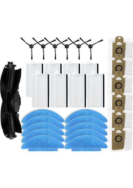 T10S / I8 Robot Vakum Ana Silindir Yan Fırça Hepa Filtre Paspas Bezi Toz Torbası Yedek Parçaları (Yurt Dışından)