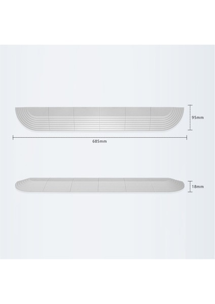 Evrensel Süpürge Eşik Çubukları Basamak Rampası Tırmanma Matı Yedek Parça Robot Süpürge Aksesuarları Kiti (Yurt Dışından)