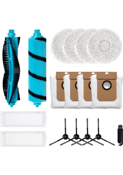 Cecotec Conga 11090 Robot Vacum Seğerleri Ana Sade Fırch Hepa Filtre Mop Bezi Yedek Parçalar Aksesuarları (Yurt Dışından)