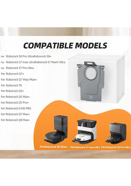 T8/T8PLUS S7 S8 S8+/q5+ +/ Max+ Pro Ultra G10PRO/G20 G10S/G10S Pure Vacuum Parçaları Için Toz Torbası 12 Adet (Yurt Dışından)