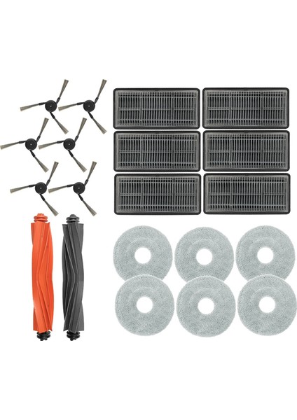 X40 Pro Ultra Vakum Parçaları Için Ana Silindir Yan Fırça Hepa Filtre Paspas Bezi (Yurt Dışından) indirimleri