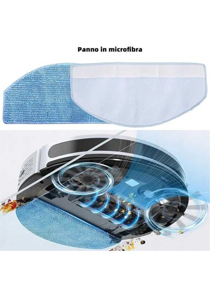 G8000 / Pro G20 Robot Süpürge Silindiri Yan Fırça Filtre Paspas Bezleri Paçavra Parçaları Için 18 Adet (Yurt Dışından) fırsatları