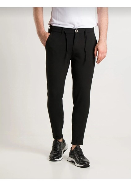 Jogger Erkek Siyah Pantolon Kışlık