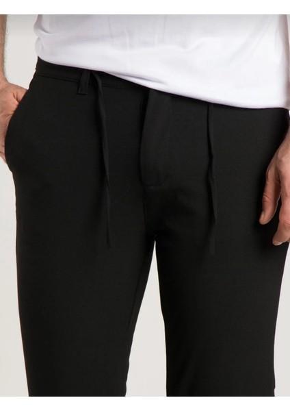 Jogger Erkek Siyah Pantolon Kışlık