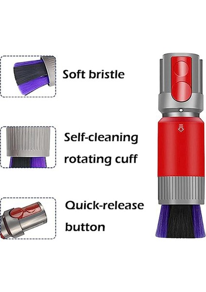 Dyson Elektrikli Süpürge Toz Giderme Yumuşak Fırça Başlığı Aksesuarları (Yurt Dışından)