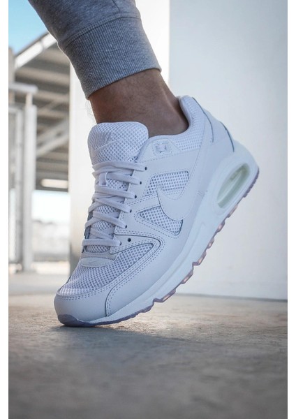 Air Max Command Leather Sneaker Erkek Günlük Spor Ayakkabı Beyaz