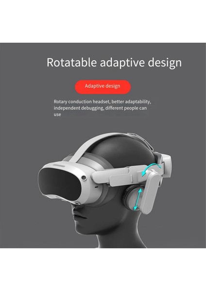 Pıco4 Ultra Vr Kulaklık Kulaklıkları Ses Efektlerini Geliştirmek Için (Yurt Dışından) fırsatları