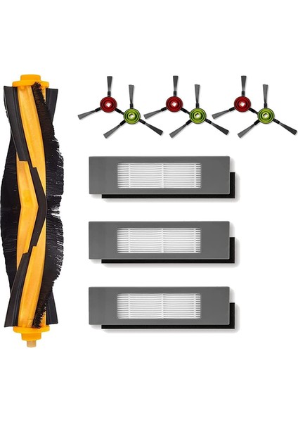 Ana Fırça Yan Fırça Hepa Filtresi Ecovacs 950 920 T5 ile Uyumlu (Yurt Dışından)