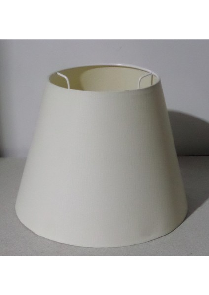 Krem Pvc Abajur Başlığı Çocuk Odası Yatak Odası