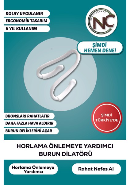 Horlamaa Önlemeyee Yardımcı Burun Dilatörü Nefes Alma Cihazı Burun Tıkanıklığına ve Horlamaya Son
