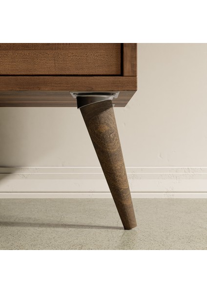 1380 Terra 180 cm (Ahşap Ayaklı) Tv Ünitesi Hat - Kaplan