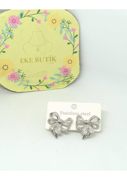 Çelik Fiyonk Küpe Gümüş Çivili fiyatları