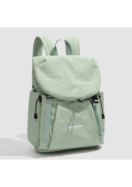 Sırt Çantası Kız Üniversite Öğrencileri Kontrast Renk Büyük Kapasiteli Rahat Hafif Seyahat Sırt Çantası Işe Gidiş Okul Çantası (Yurt Dışından)