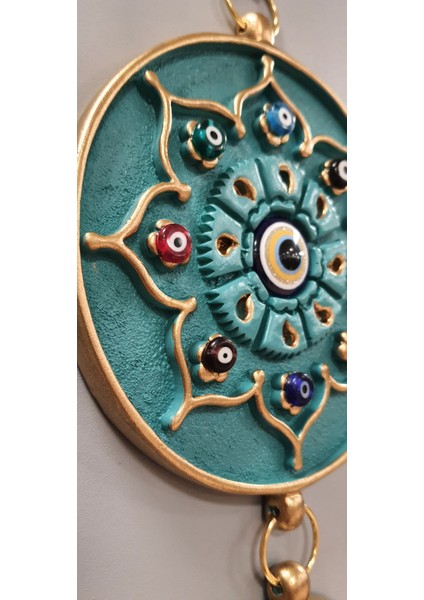 El Yapımı Duvar Süsü Dekoratif İkili Nazarlık Ev Hediyesi