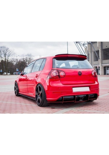 Volkswagen Golf 5 R32 Arka Tampon Splitteri Parlak Siyah