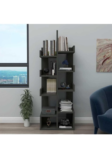 Home Enda Pamfilya 10 Bölmeli/raflı Kitaplık Antrasit modelleri
