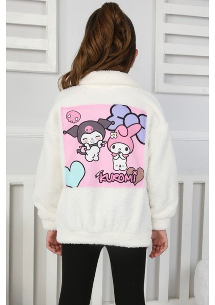 Krm Detaylı Cepli Kız Çocuk Welsoft hırka - Krem fiyatları