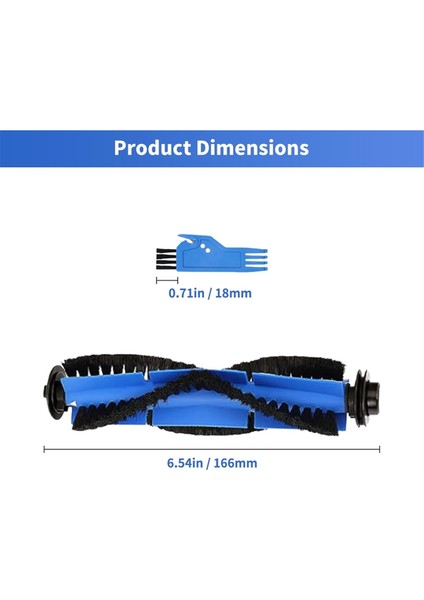 Robovac 11S,11S MAX,12,15C,15T,25C,30,30C Için Yedek Döner Fırça, G10 HYBRID,G30,G30 Edge Robotik Vakum Için (Yurt Dışından) indirimleri