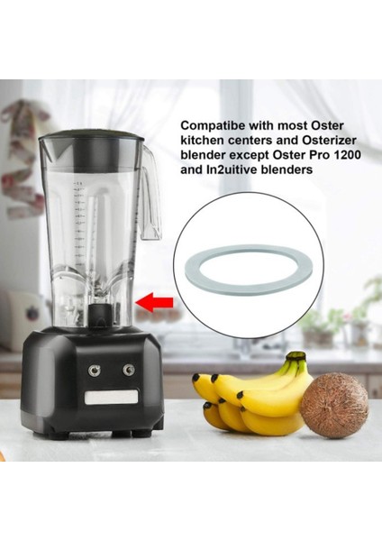 4 Pcs Blender Sızdırmazlık Halkası Contaları O-Ring Conta Contası O-Conta Silikonu ve Osterizer Blender Için 4961 (Yurt Dışından)