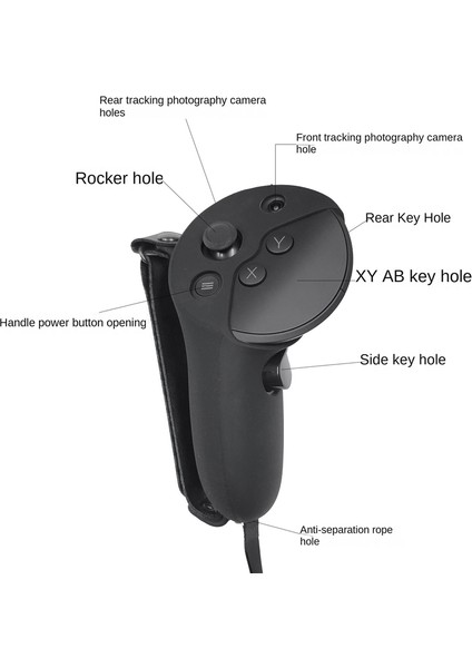 Koruyucu Kapak Vr Denetleyici Silikon Kabuk Kapak Pro Vr Kulaklık Aksesuarları Için Ayarlanabilir Mafsal Kayışı (Yurt Dışından)