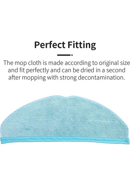 30 Adet Paspas Bezi Pedleri 8090 ULTRA/9090 Robotlu Süpürge Bez Mikrofiber Temizleyici Paçavra Elektrikli Süpürge Parçaları (Yurt Dışından) fırsatları