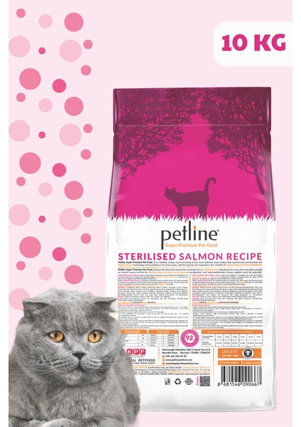 Sensiplus Somonlu Kısırlaştırılmış Kedi Maması 10 kg