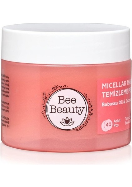 Bee Beauty Micellar Makyaj Temizleme Pedi