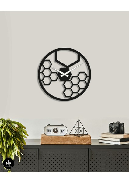 Altıgen Dekoratif Metal Saat fırsatları