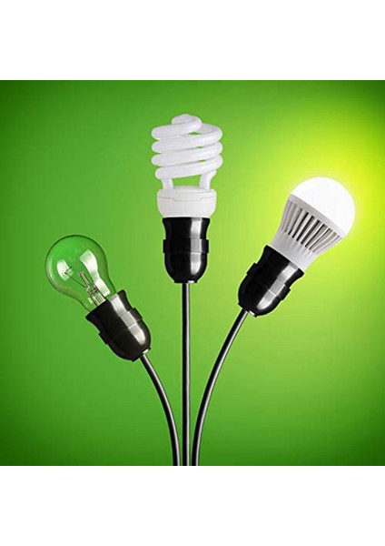 Kalıplı Fişli 3 Paket Lamba Kablosu, Kablolama Için Lamba Kablosu Uçları Soyulmuş (Siyah, 6 Feet) Abd Fişi (Yurt Dışından) fiyatları