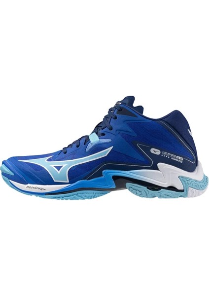 Wave Lightning Z8 Mıd Voleybol Ayakkabısı Mavi