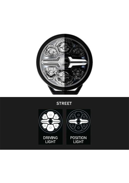 Off-Road Valuefit Blade LED Uzun Far Siyah 22W 7" Beyaz Isik 1FJ357198-041 fiyatları
