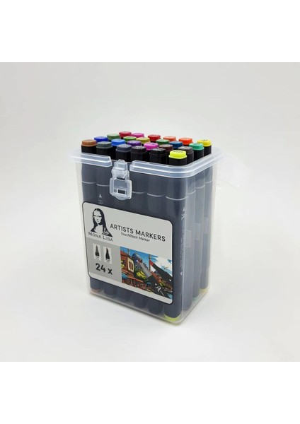 Touchblack Çift Uçlu Marker Kalem 24 Renk