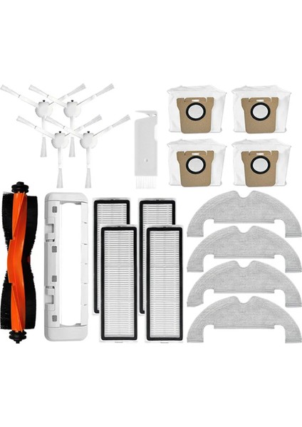 360 S10 / X100 / X100 Max Yan Fırça Filtre Mop Bezi Yedek Parçaları (Yurt Dışından)