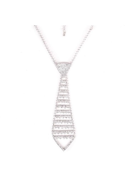 C Için Moda Glitter Kristaller Rhinestone Kolye Takı (Yurt Dışından)
