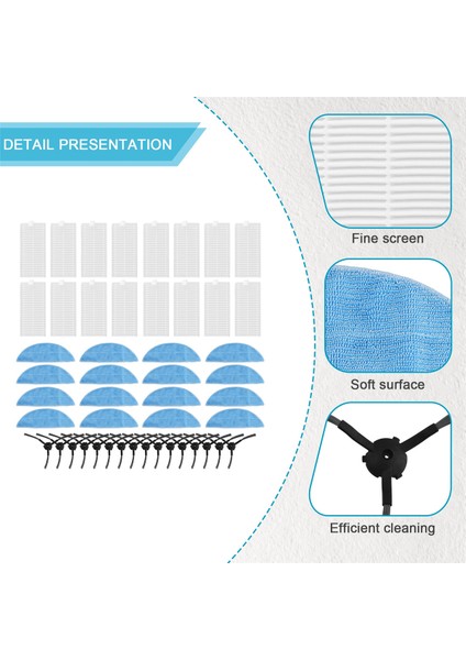 Ana Yan Fırça Hepa Filtre Paspas Bezi Toz Torbası Cecotec Için (Yurt Dışından) fırsatları